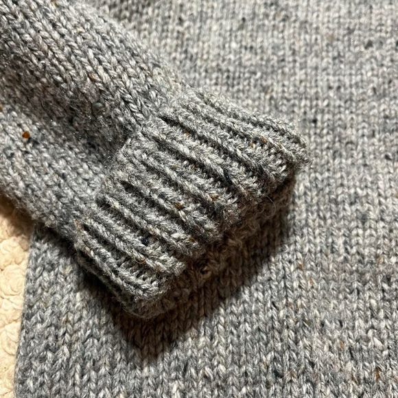 Vintage Sears Men’s Sportswear Grey Wool Blend Crewneck Sweater Classic Pullover - Picture 8 of 8